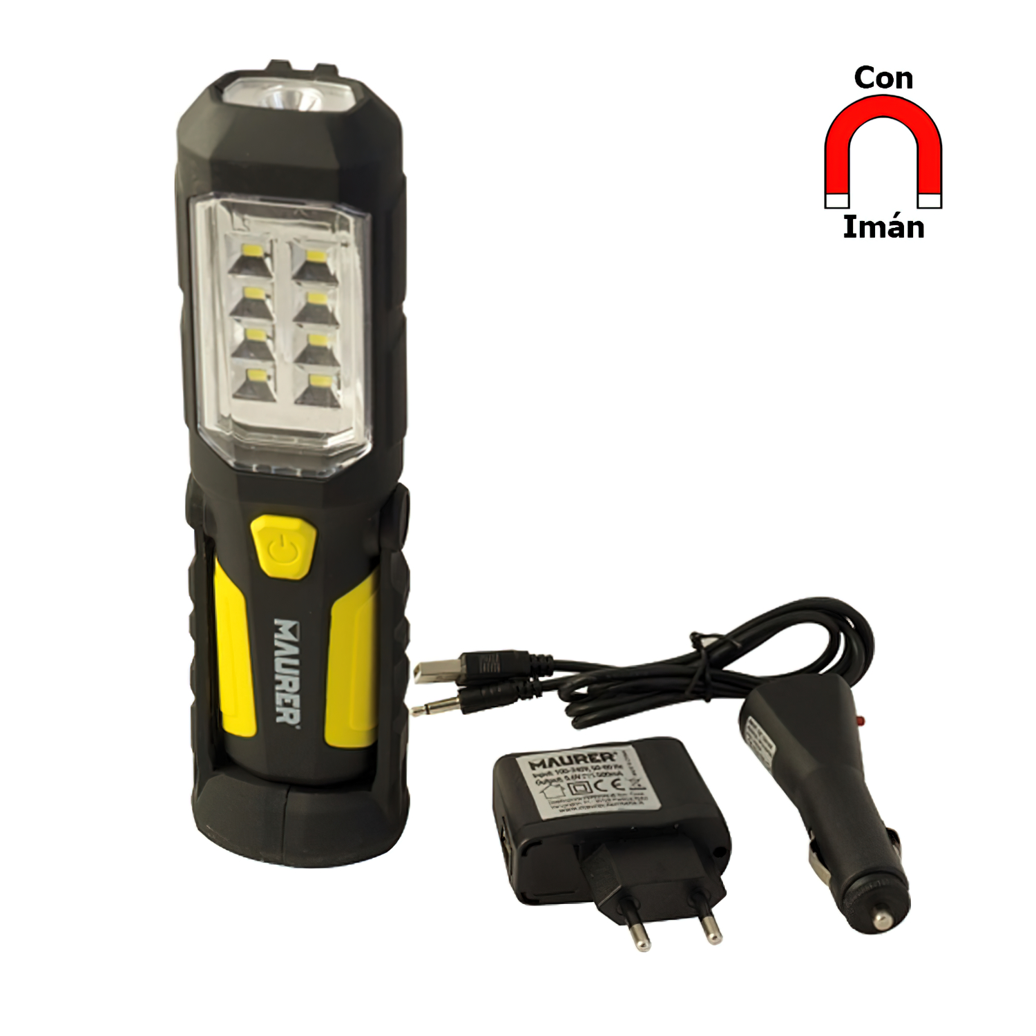 Linterna LED Recargable Wolfpack