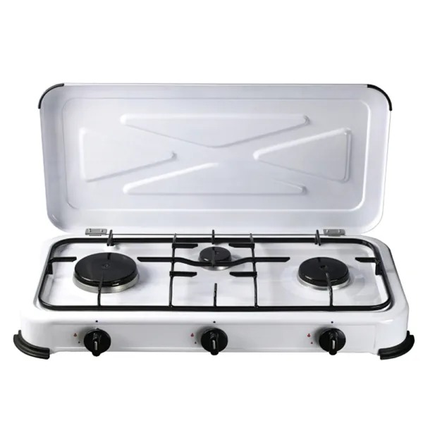 Cocina de Gas 3 Fuegos Portátil