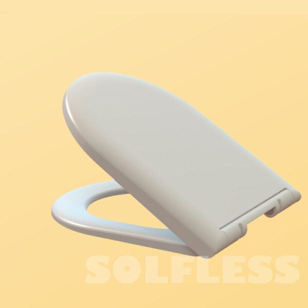Tapa y Asiento de Inodoro Dublín Solfless con Caída Amortiguada y Sistema Clip-Off